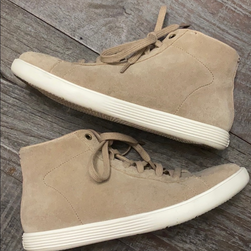 Cole haan suede high tops